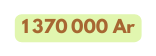 1 370 000 Ar