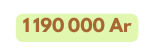 1 190 000 Ar