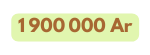 1 900 000 Ar