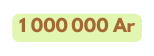1 000 000 Ar